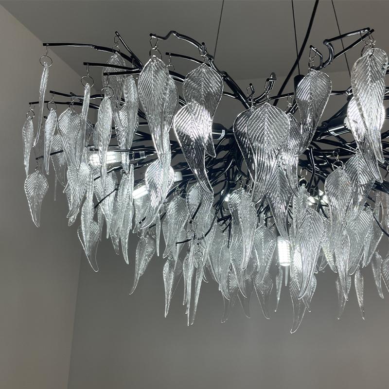 Luxurious crystal hanging chandelier 12 x G9 - CA043/800