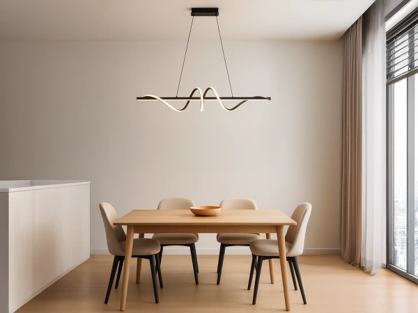 LED pendant light with remote control 65W - TA2316/B 1