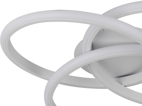 LED ceiling light + remote control, 55W – J3375/W 6