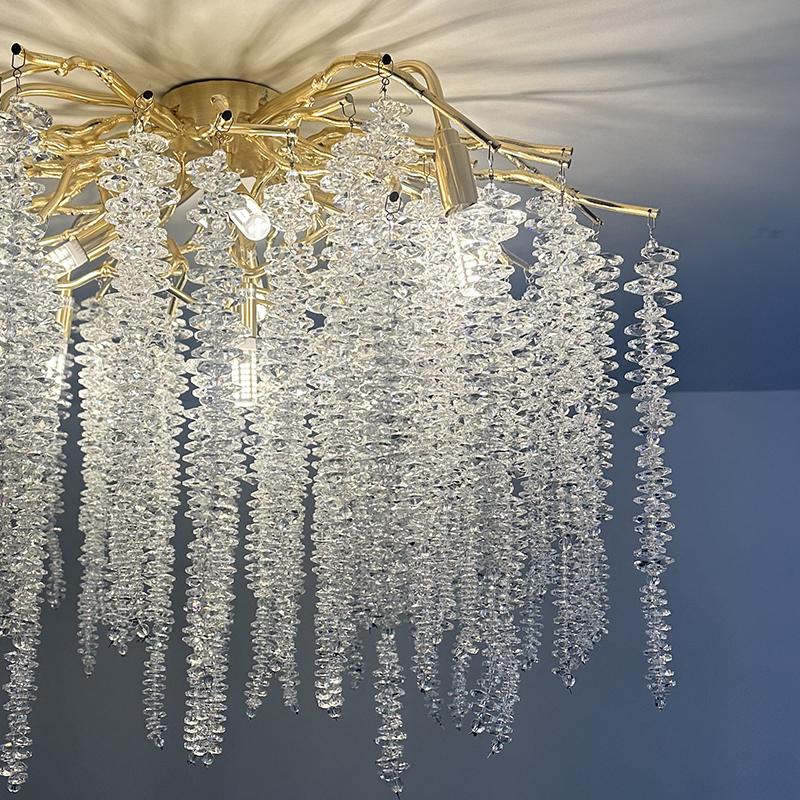 Luxurious crystal ceiling chandelier 9 x G9 - CA021/600C