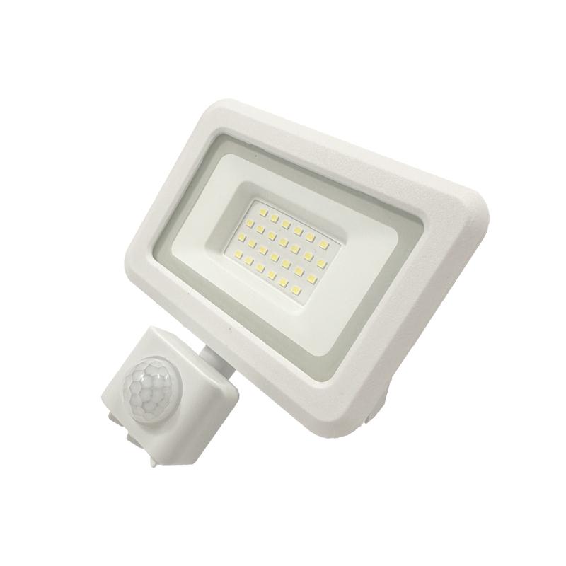 Outdoor white LED floodlight with sensor 20W / 4000K - LF0122S