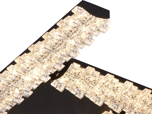 LED ceiling light + remote control, 90W – J2307/B 6