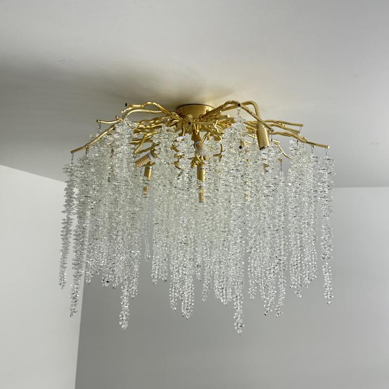 Luxurious crystal ceiling chandelier 9 x G9 - CA021/600C