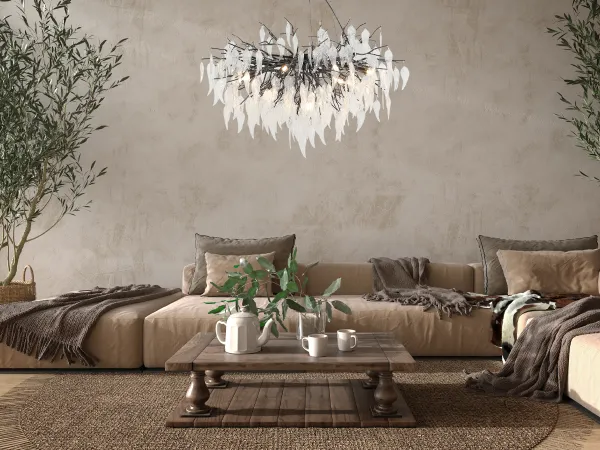 Luxurious crystal hanging chandelier 12 x G9 - CA043/800 3