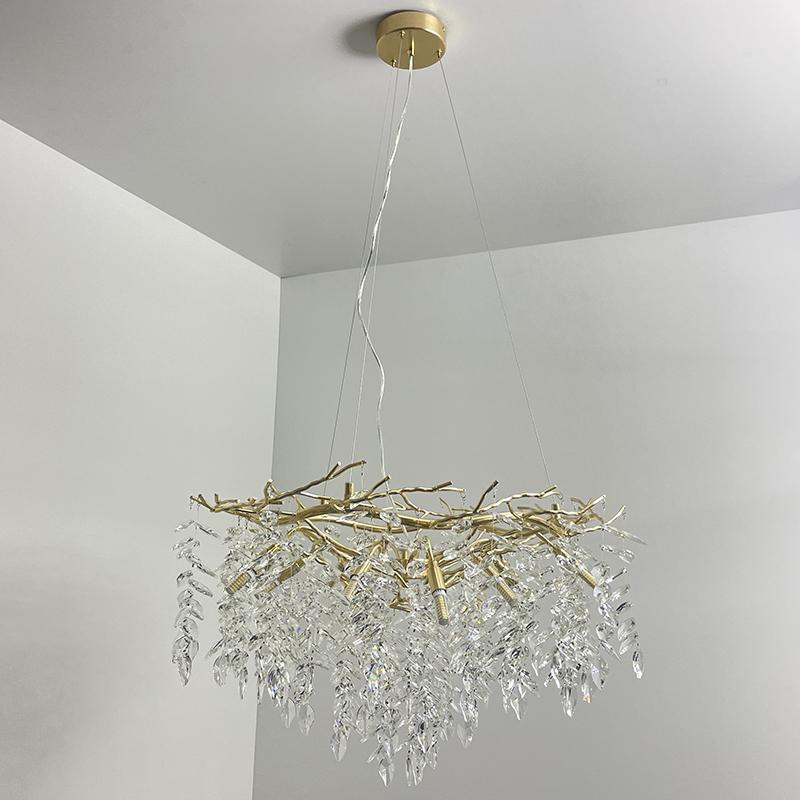 Luxurious crystal hanging chandelier 12 x G9 - CA011/800