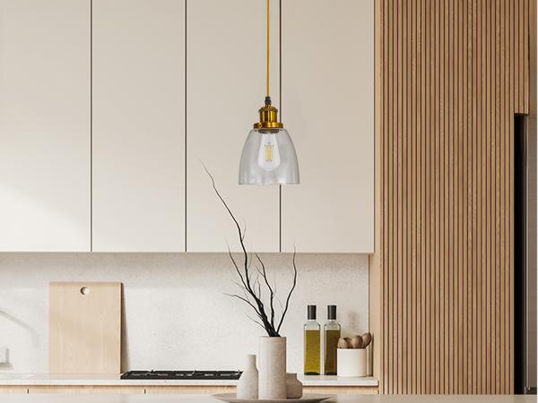 Glass hanging light 1 x E27 - ME0505H 2