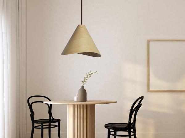 Pendant light solid wood E27 / 450 - WRE012 2