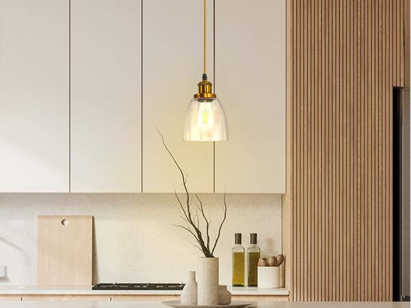 Glass hanging light 1 x E27 - ME0505H 3