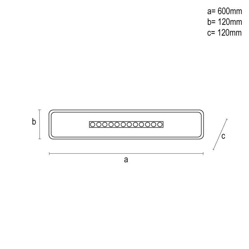 LED ceiling light with remote control 42W - TA1325/WB 16