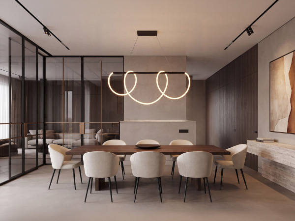 LED pendant light + remote control, 75W – J4390/B 1