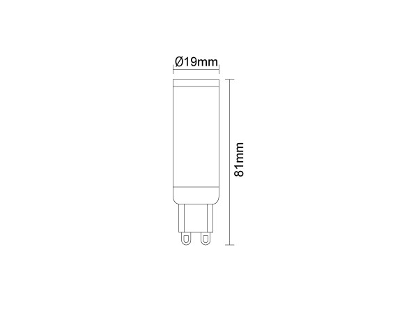 LED bulb 7,6W - G9 / SMD / 4000K - ZLS628 3