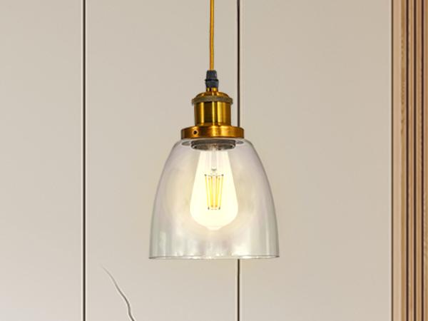 Glass hanging light 1 x E27 - ME0505H 1