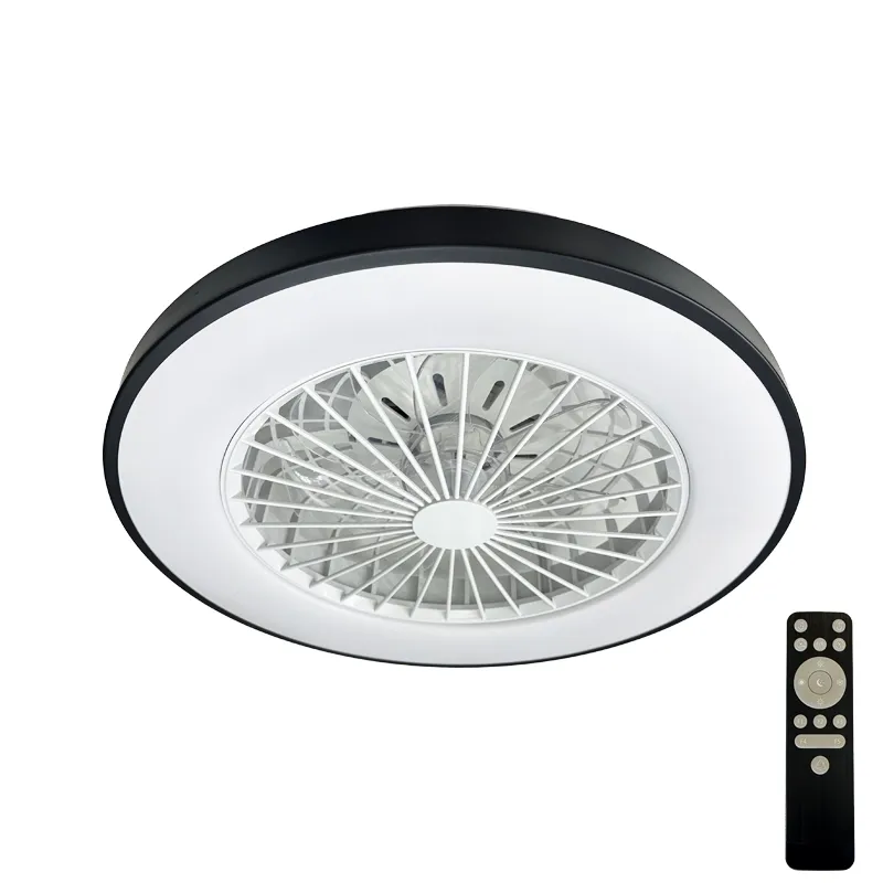 LED light OPAL + ceillings fan + remote control 48W - LCL6345 2