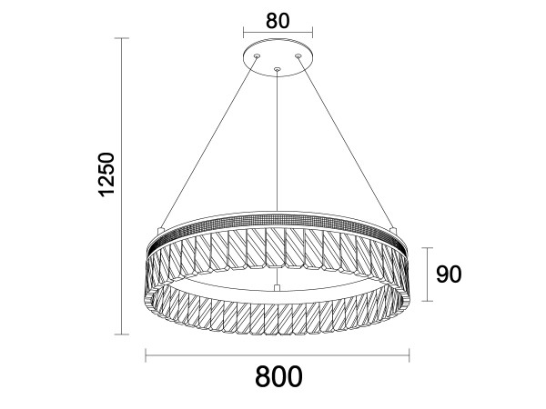 THALIA hanging light 800 - N2103 9
