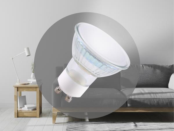 LED dimmable bulb 4,7W - GU10 / SMD / 4000K - ZLS1325D 1