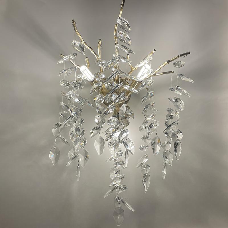 Luxurious wall crystal light 3 x G9 - CA011/W