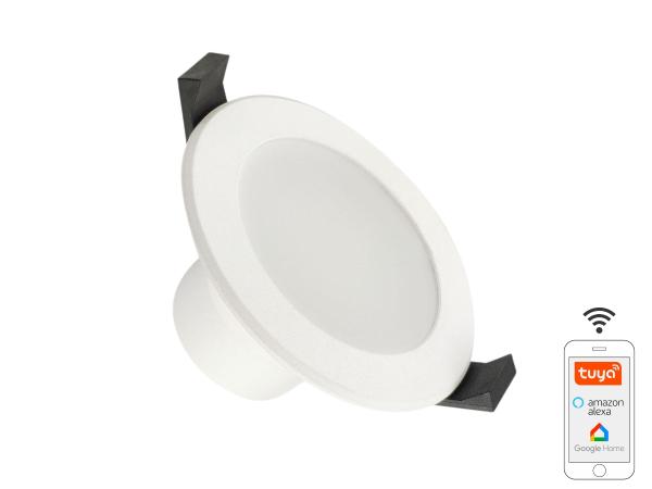 LED light WIFI 7W / IP44 / 3000K-6500K / WH - LDL163W 1