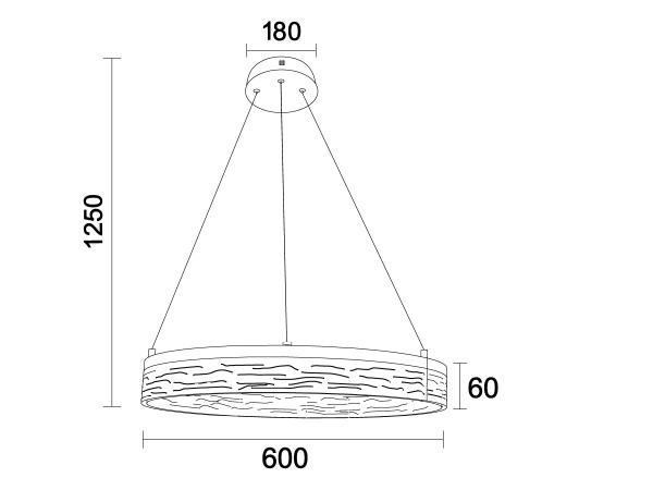 ALIANZ hanging light 600 - N1001 11