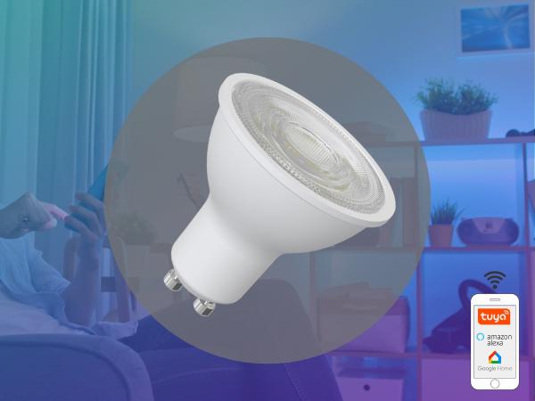 LED bulb WIFI 4,5W - GU10 / CCT + RGB - ZLS135WA