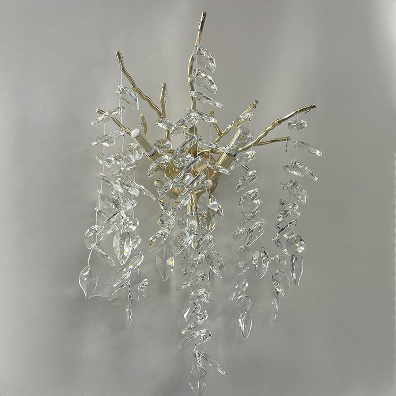 Luxurious wall crystal light 3 x G9 - CA011/W