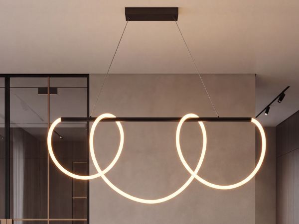 LED pendant light + remote control, 75W – J4390/B