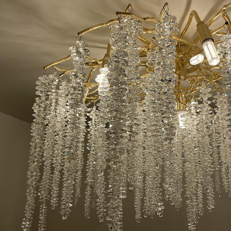 Luxurious crystal ceiling chandelier 13 x G9 - CA021/800C