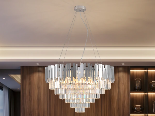 PLAZA crystal hanging chandelier - N2213 1
