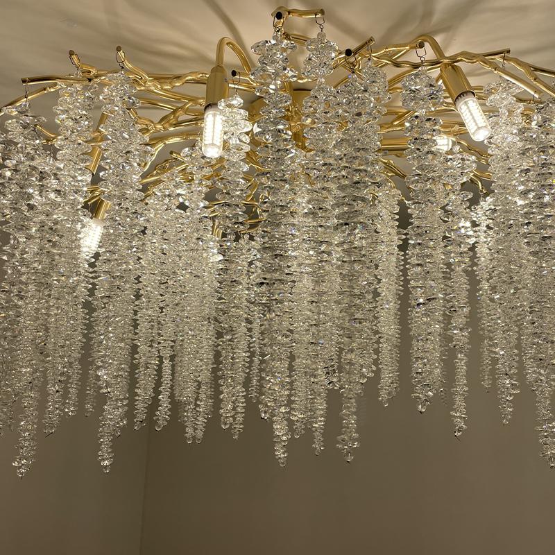 Luxurious crystal ceiling chandelier 13 x G9 - CA021/800C