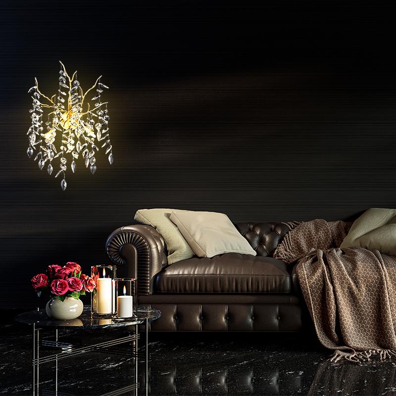 Luxurious wall crystal light 3 x G9 - CA011/W