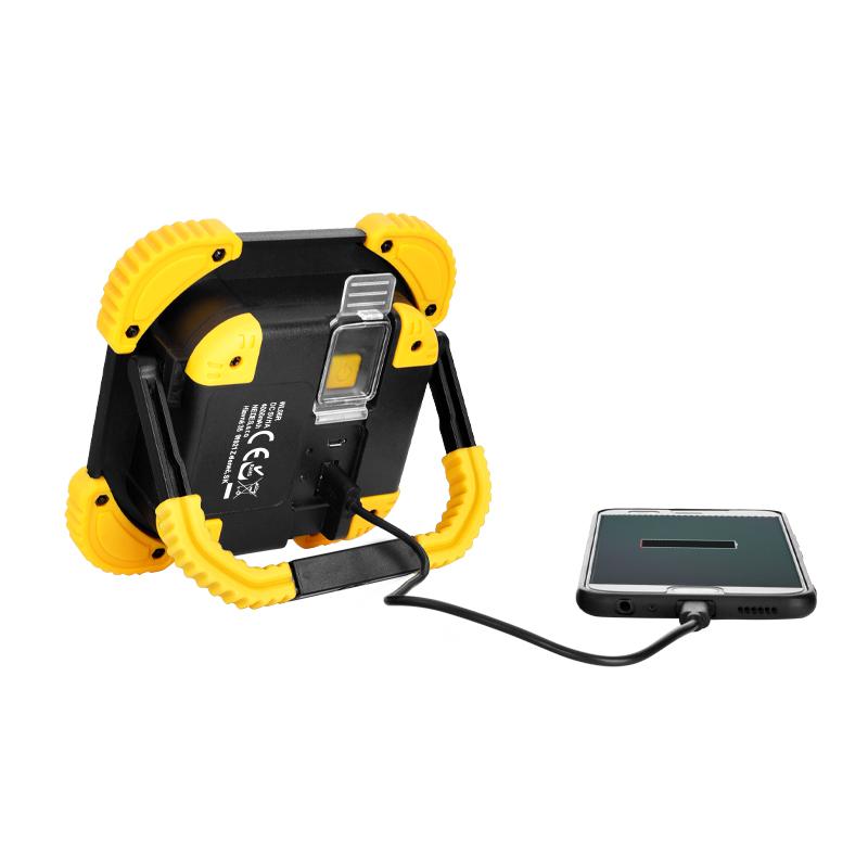 Rechargeable LED flash light + Powerbank - WL06R