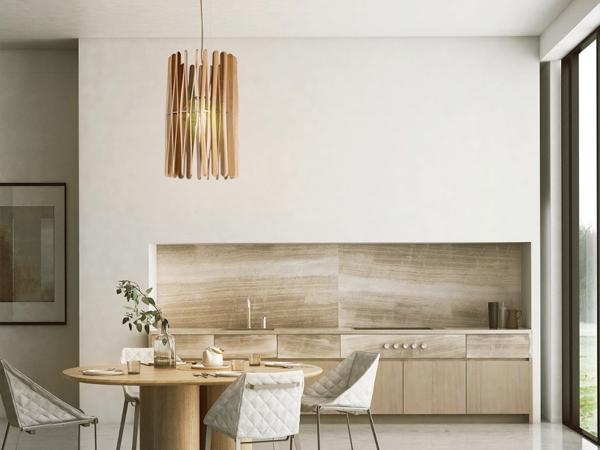 Pendant light solid wood E27 / 380 - WRE051 3