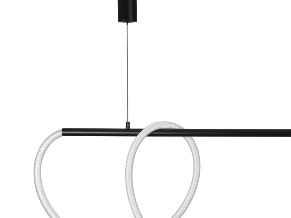 LED pendant light + remote control, 105W - J4396/B 6