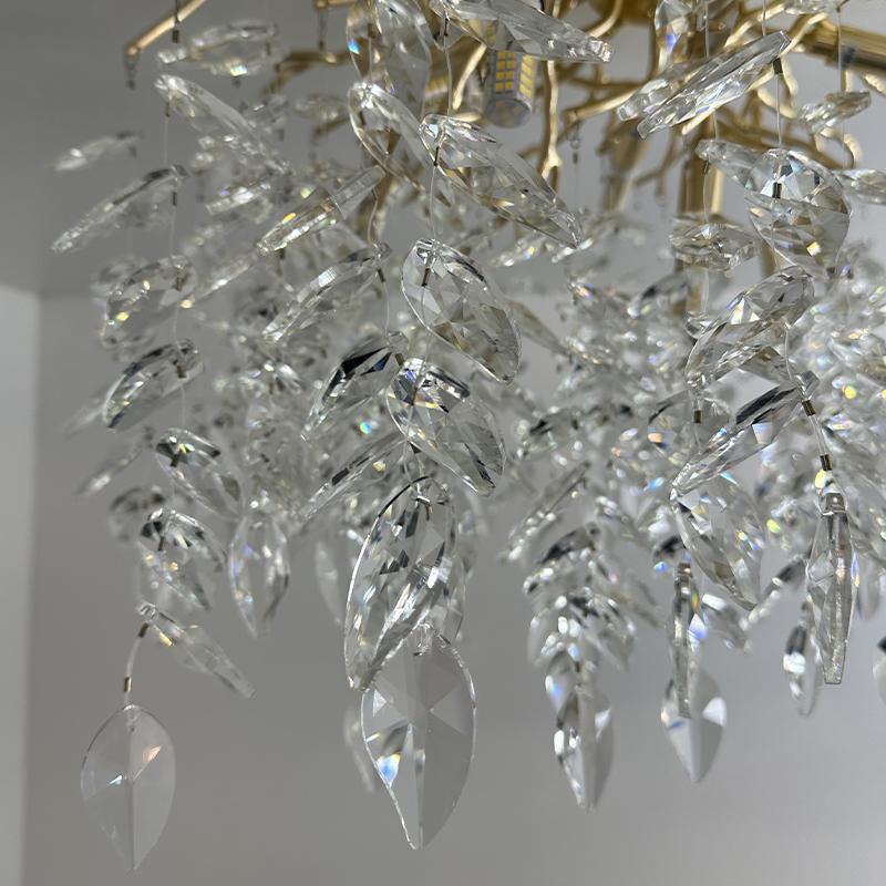 Luxurious crystal ceiling chandelier 9 x G9 - CA011/600C