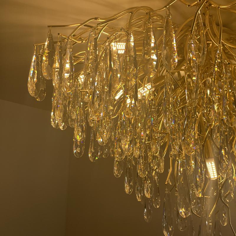 Ceiling crystal light 12 x G9 - CA061/800C