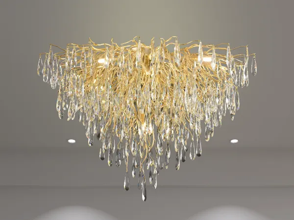 Ceiling crystal light 12 x G9 - CA061/800C 1