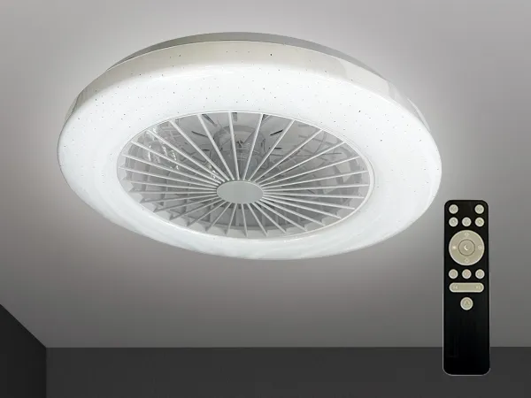 LED light + ceilings fan STAR + remote control 48W - LCL6340 1