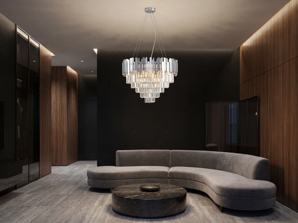 PLAZA crystal hanging chandelier - N2212 2