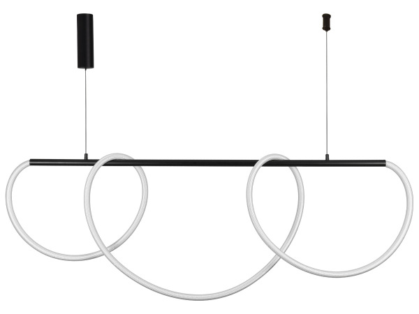 LED pendant light + remote control, 105W - J4396/B 2