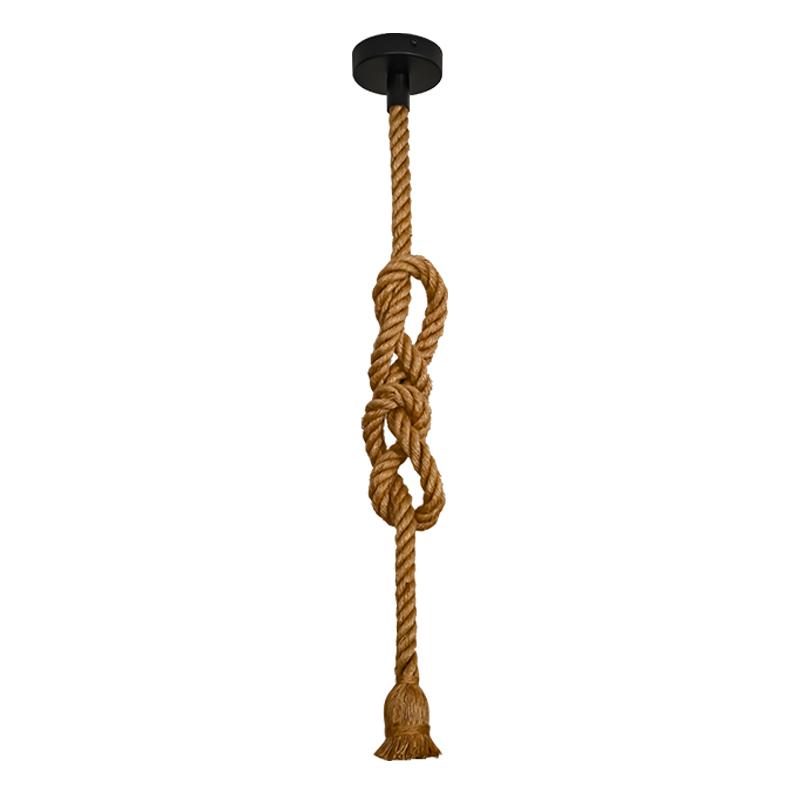 Hanging light E27 / 1,5m / rope - natural - BH671-4