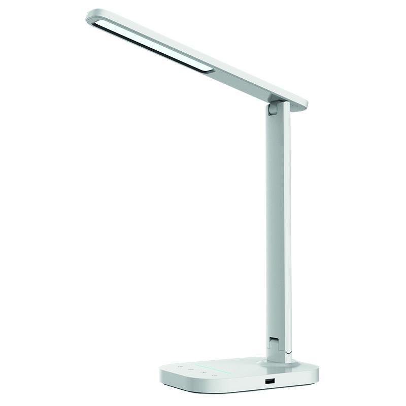 LED desk lamp KIARA 7W dimming, USB +night lighting + timer- DL4304/W 2