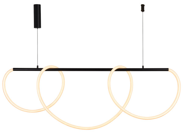 LED pendant light + remote control, 105W - J4396/B 5