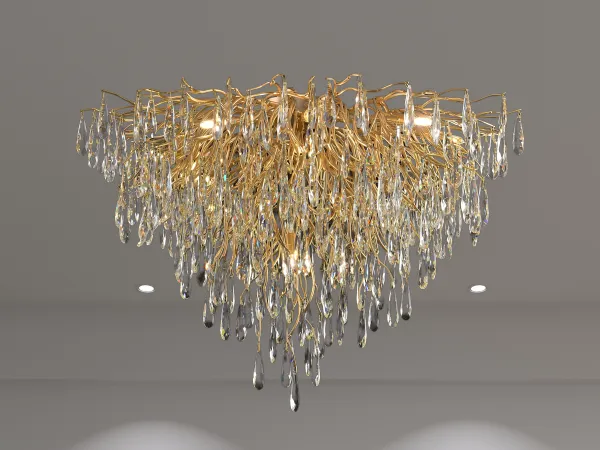 Ceiling crystal light 12 x G9 - CA061/800C