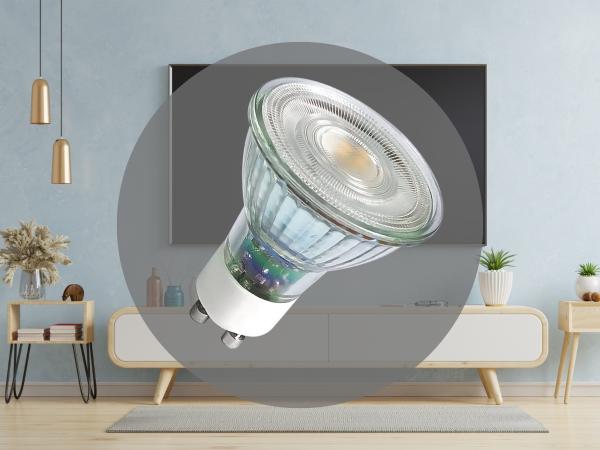 LED dimmable bulb 4,7W - GU10 / SMD / 3000K - ZLS1415D