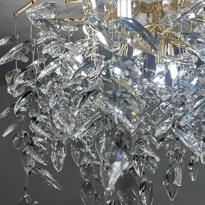 Luxurious crystal ceiling chandelier 9 x G9 - CA011/600C