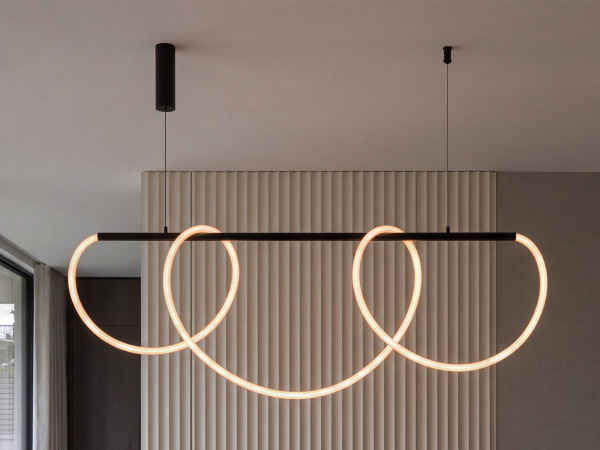 LED pendant light + remote control, 105W - J4396/B