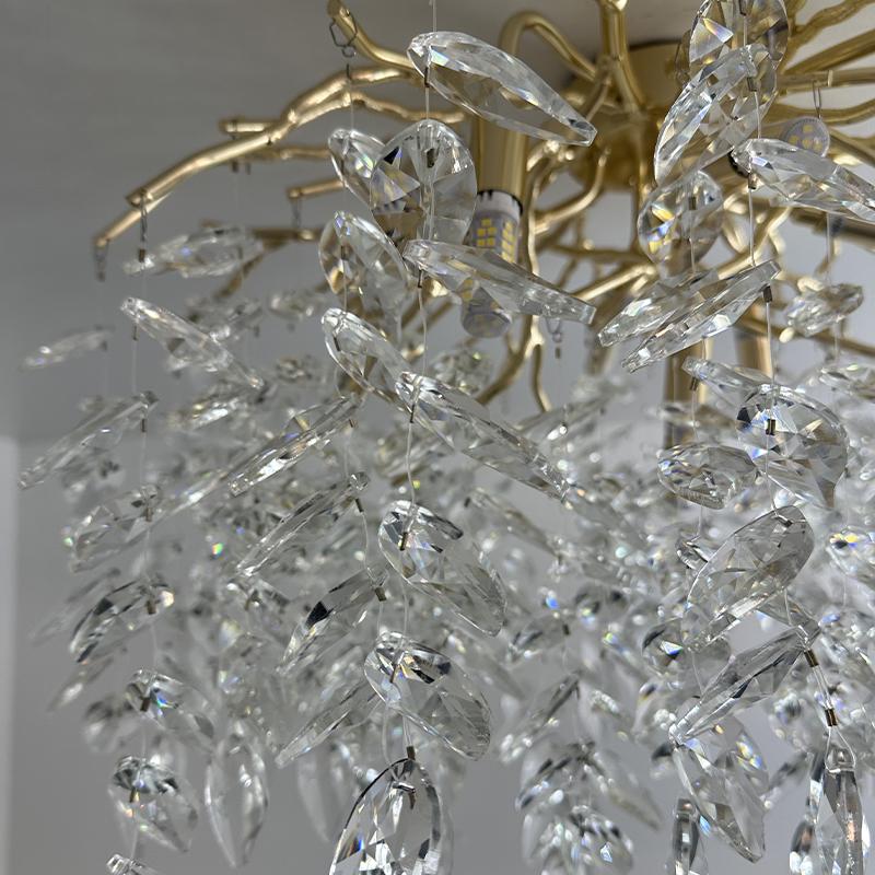 Luxurious crystal ceiling chandelier 9 x G9 - CA011/600C