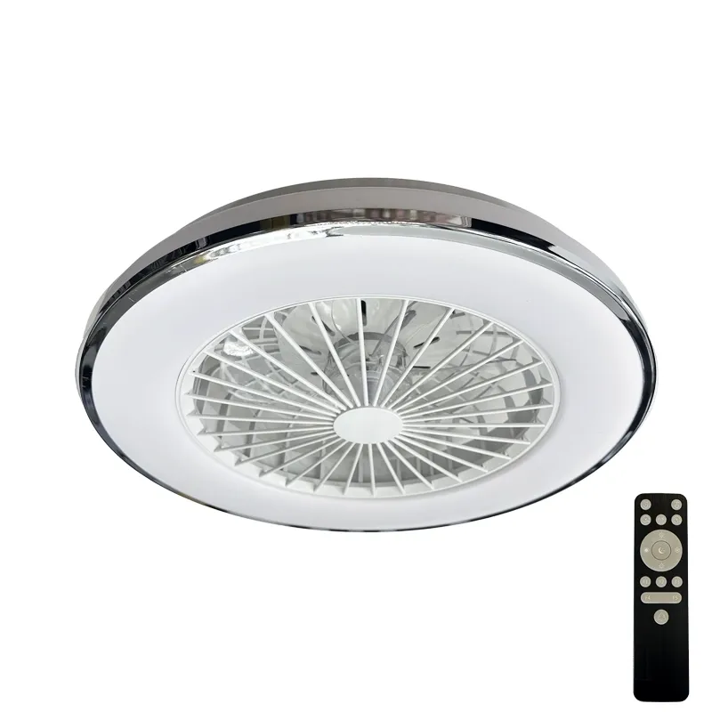 LED light OPAL + ceillings fan + remote control 48W - LCL6342