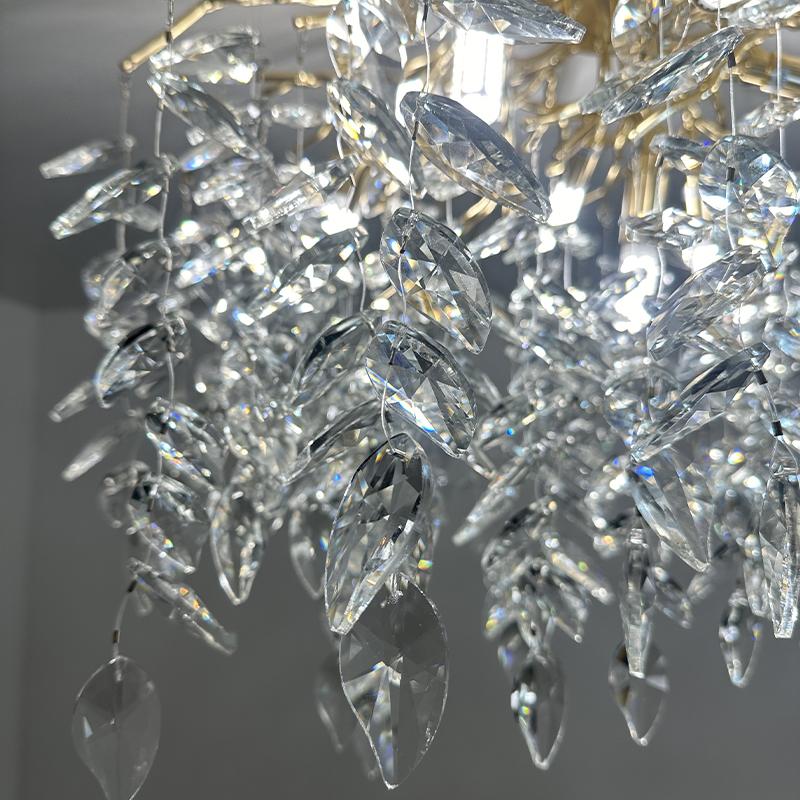 Luxurious crystal ceiling chandelier 9 x G9 - CA011/600C