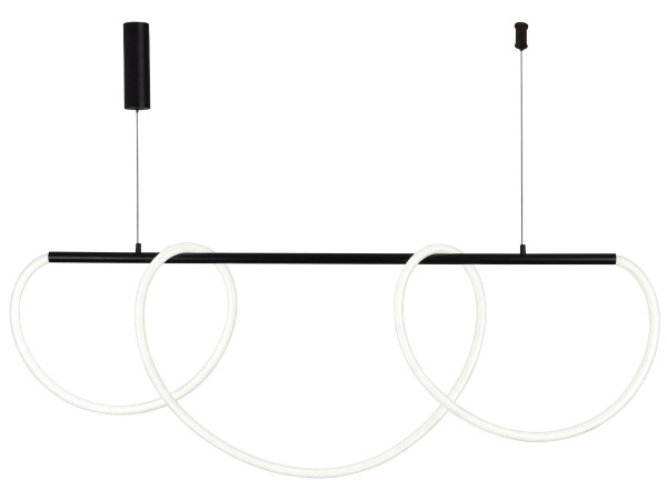 LED pendant light + remote control, 105W - J4396/B 3