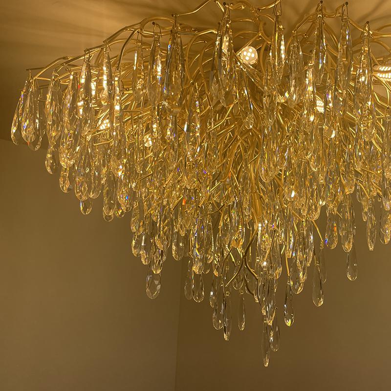 Ceiling crystal light 12 x G9 - CA061/800C